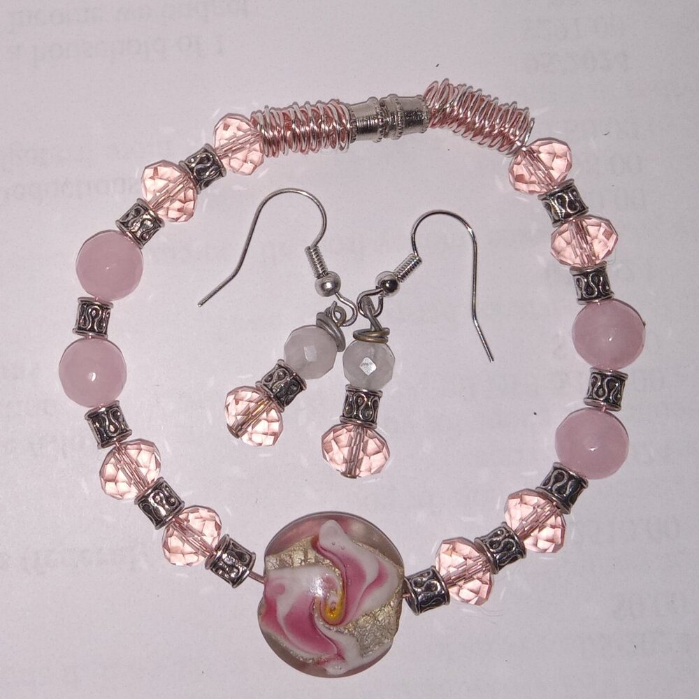 bracelet and matching earrings